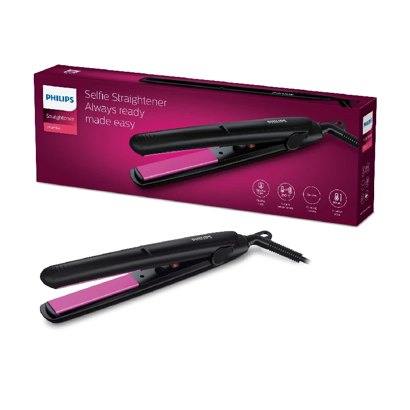 Philips Selfie Straightener HP8302 & Oneblade Replaceable Blade Qp210-51 - Image 2