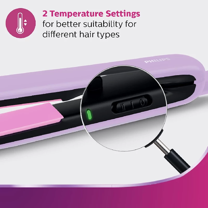 Philips Straightener with SilkProtect Technology. Straighten & Curl-Lavender - Image 4