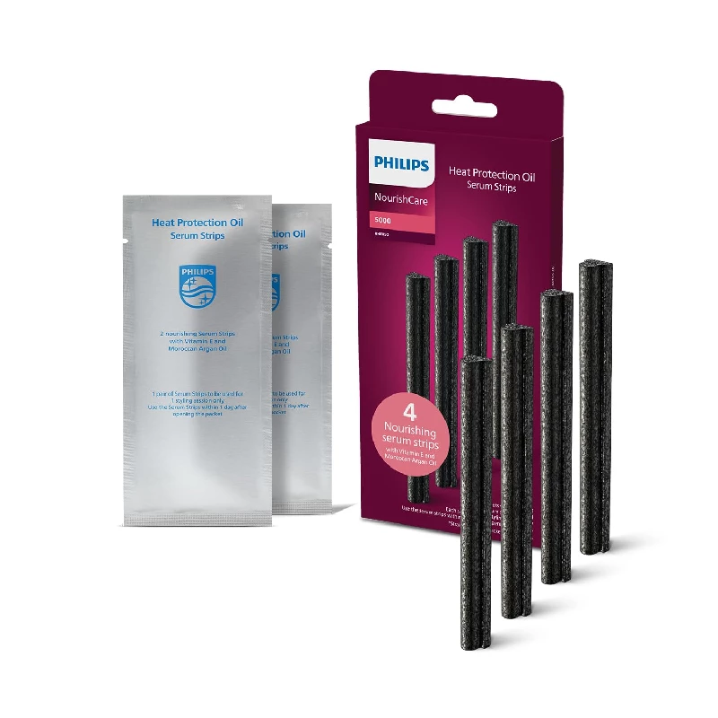 Philips uniquely designed nourishing serum strips with vitamin E and Moroccan Argan Oil Philips uniquely designed nourishing serum strips with vitamin E and Moroccan Argan Oil-Model No-Combo of 2