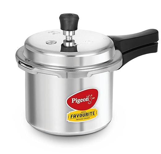 Pigeon By Stovekraft Favourite Aluminum Induction Base Pressure Cooker, Inner Lid