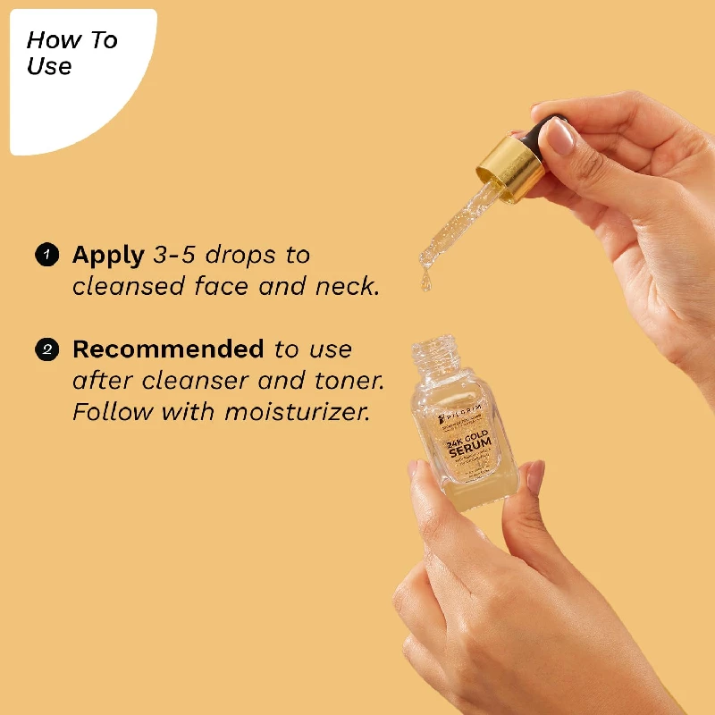 Pilgrim 24K Gold Face Serum With Niacinamide & Hyaluronic Acid - Image 5