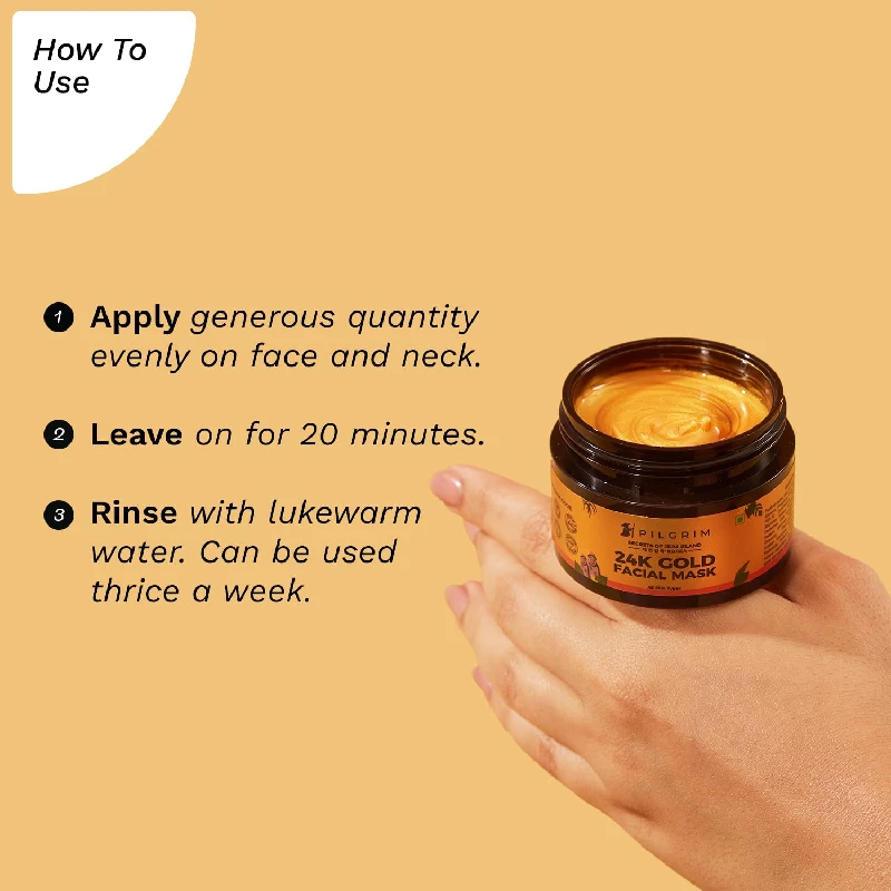 Pilgrim 24K Gold face mask for glowing skin - Image 3