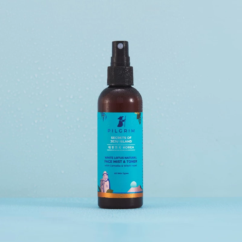 Pilgrim Korean Beauty White Lotus Refreshing Face Mist & Toner - Image 2