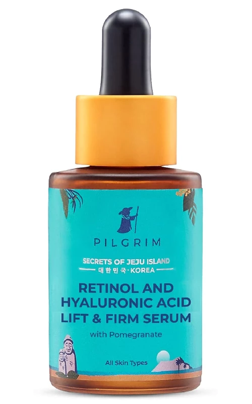 Pilgrim Korean Retinol & Hyaluronic Acid Lift & Firm Anti Aging Serum Pilgrim Korean Retinol & Hyaluronic Acid Lift & Firm Anti Aging Serum-Pack Size-30 ml