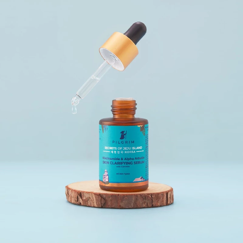 Pilgrim Niacinamide & Alpha Arbutin Skin Clarifying Serum for acne & acne marks - Image 2