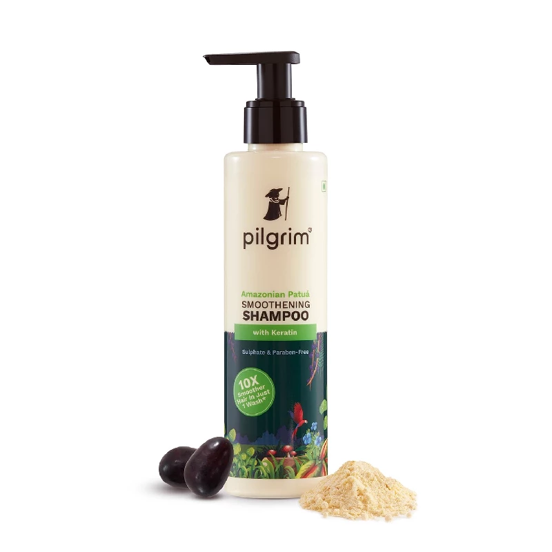 Pilgrim Patua & Keratin Hair Smoothening Shampoo Pilgrim Patua & Keratin Hair Smoothening Shampoo-Pack Size-200 ml