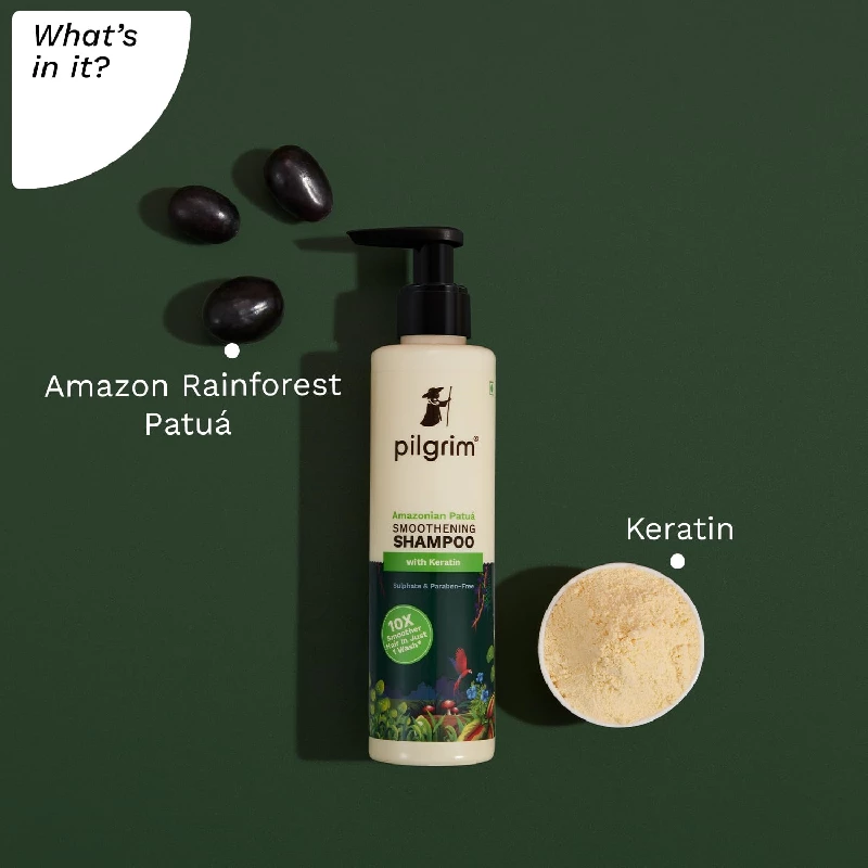 Pilgrim Patua & Keratin Hair Smoothening Shampoo - Image 4