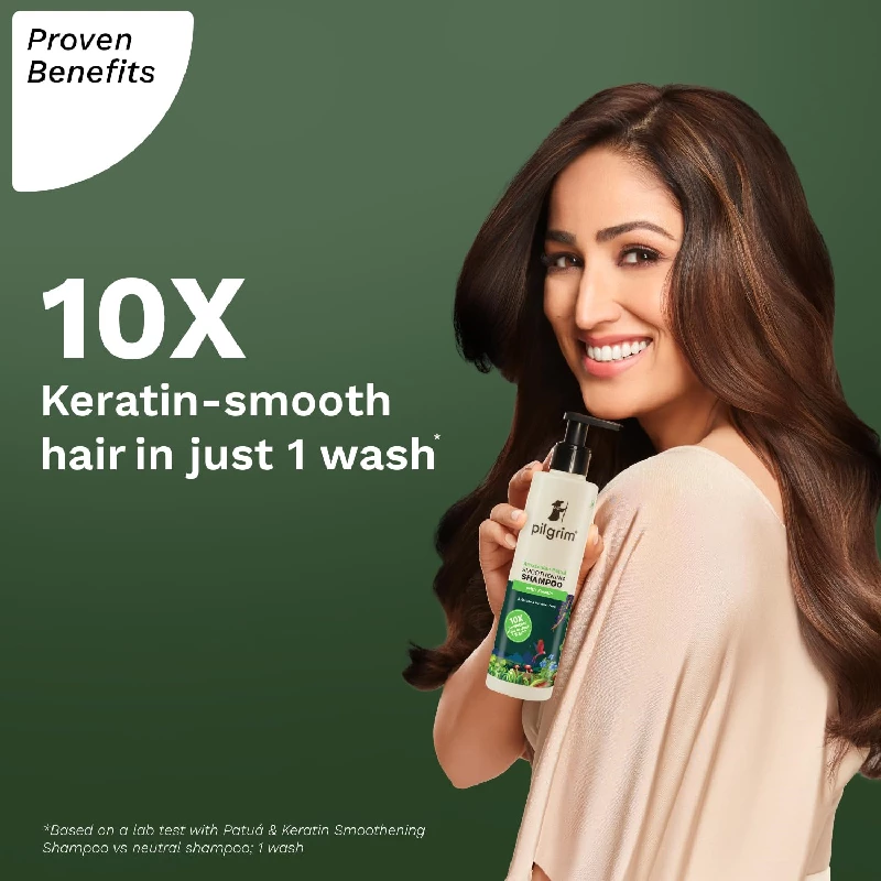 Pilgrim Patua & Keratin Hair Smoothening Shampoo - Image 6
