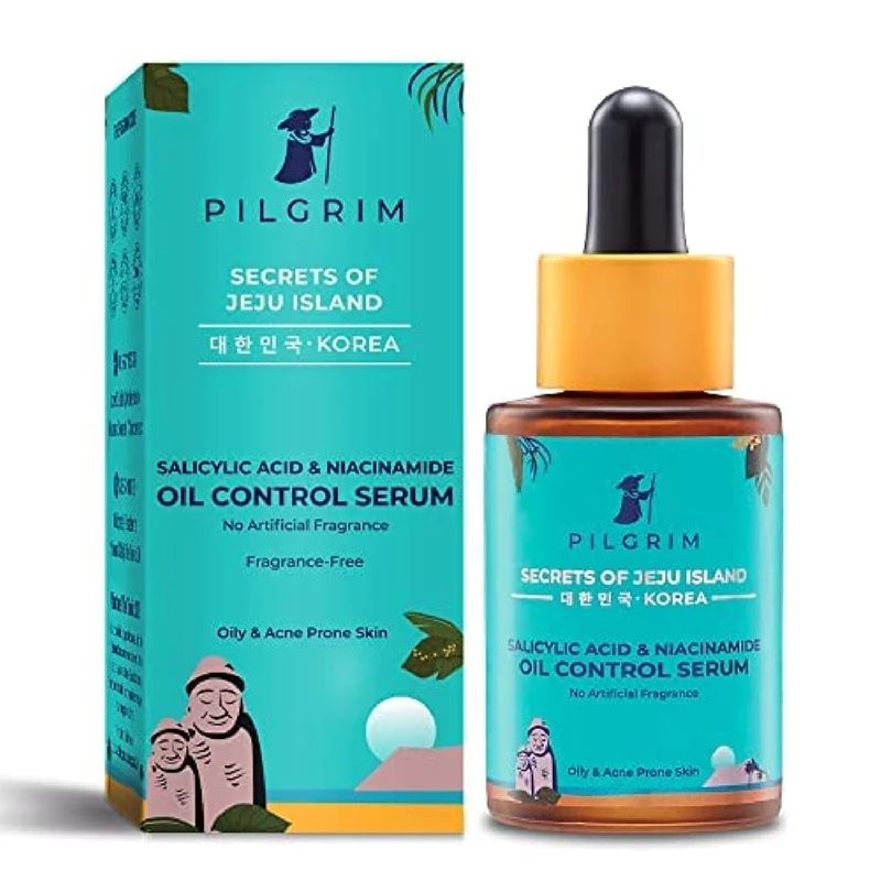 Pilgrim Salicylic Acid + Niacinamide Oil Control Serum Pilgrim Salicylic Acid + Niacinamide Oil Control Serum-Pack Size-30 ml