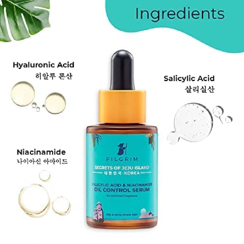 Pilgrim Salicylic Acid + Niacinamide Oil Control Serum - Image 3