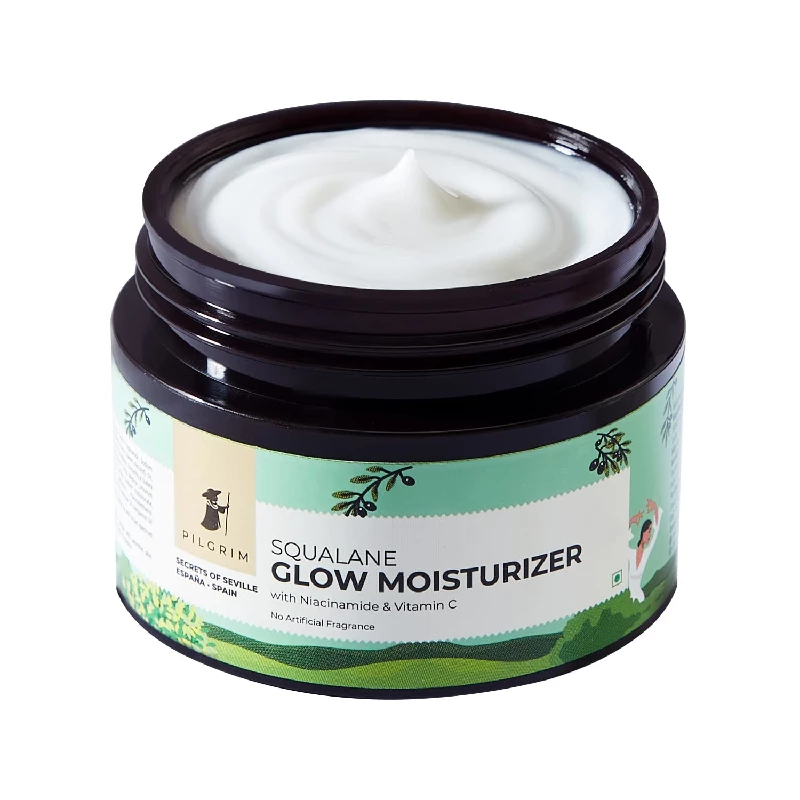 Pilgrim Squalane Glow Moisturizer Cream Pilgrim Squalane Glow Moisturizer Cream-Pack Size-50 g