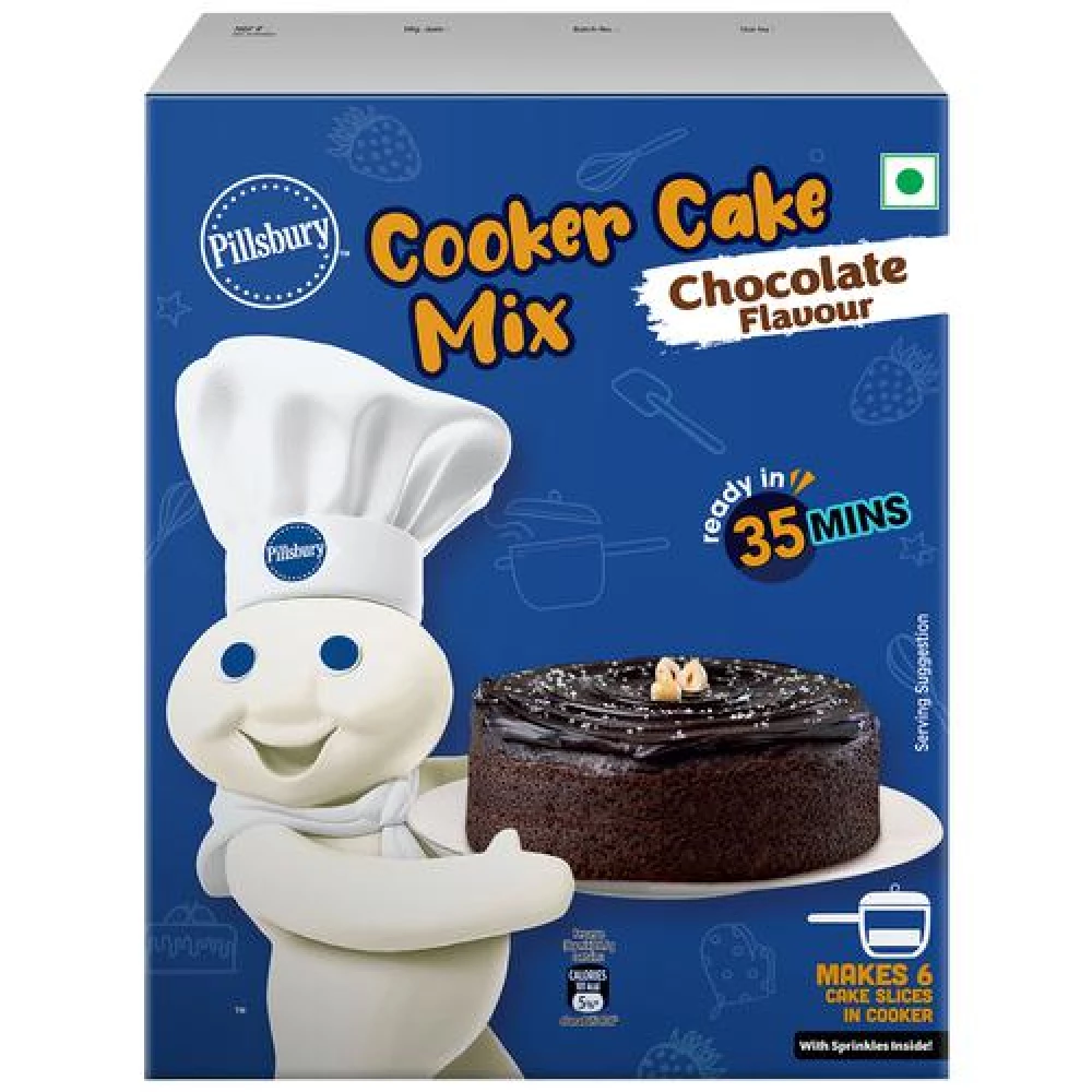 Pillsbury Cooker Cake - Chocolate (Eggless) Pillsbury Cooker Cake - Chocolate (Eggless)--159 g Carton