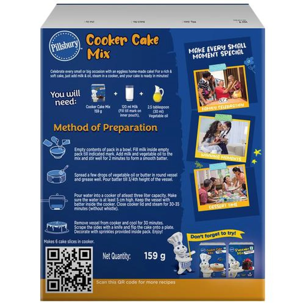 Pillsbury Cooker Cake - Chocolate (Eggless) - Image 2