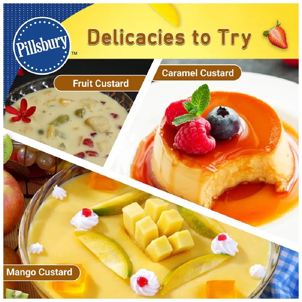 Pillsbury Custard Powder - Vanilla Flavour - Image 7