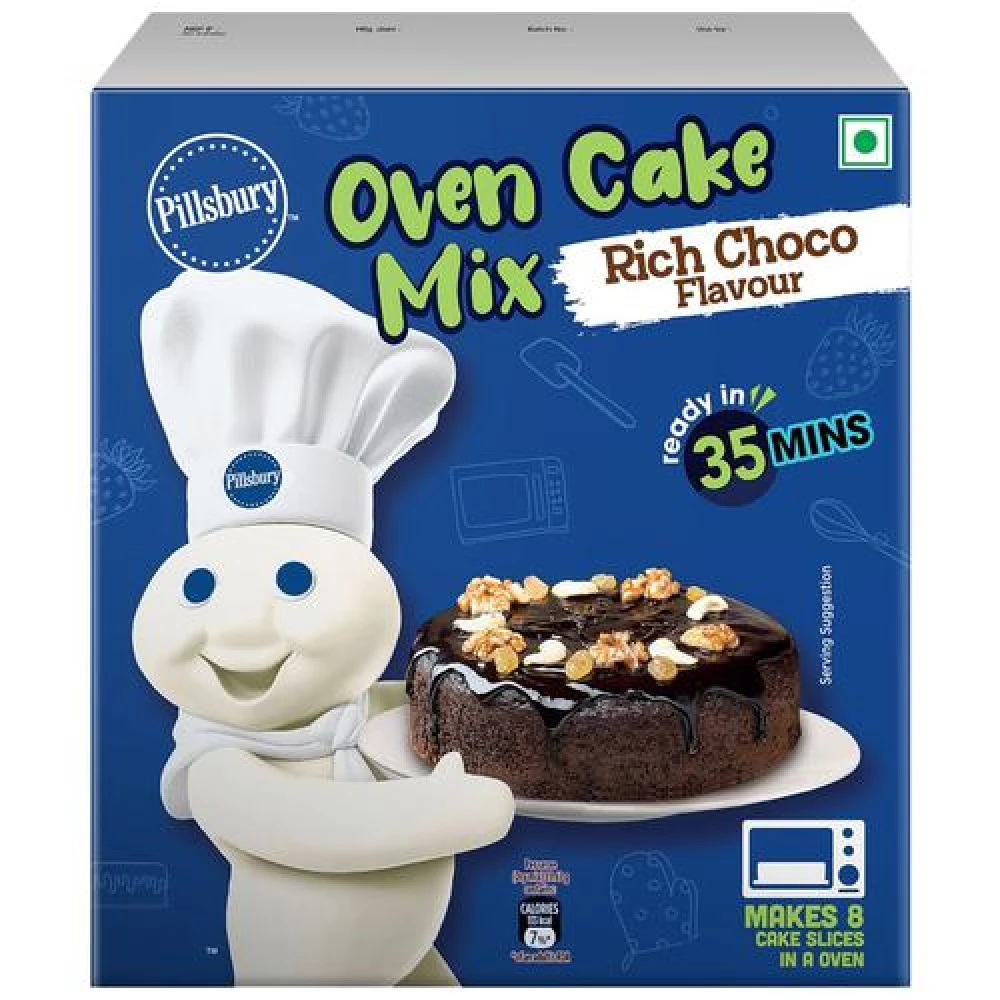 Pillsbury Rich Choco Oven Cake - Mix Moist Pillsbury Rich Choco Oven Cake - Mix Moist--285 g Carton
