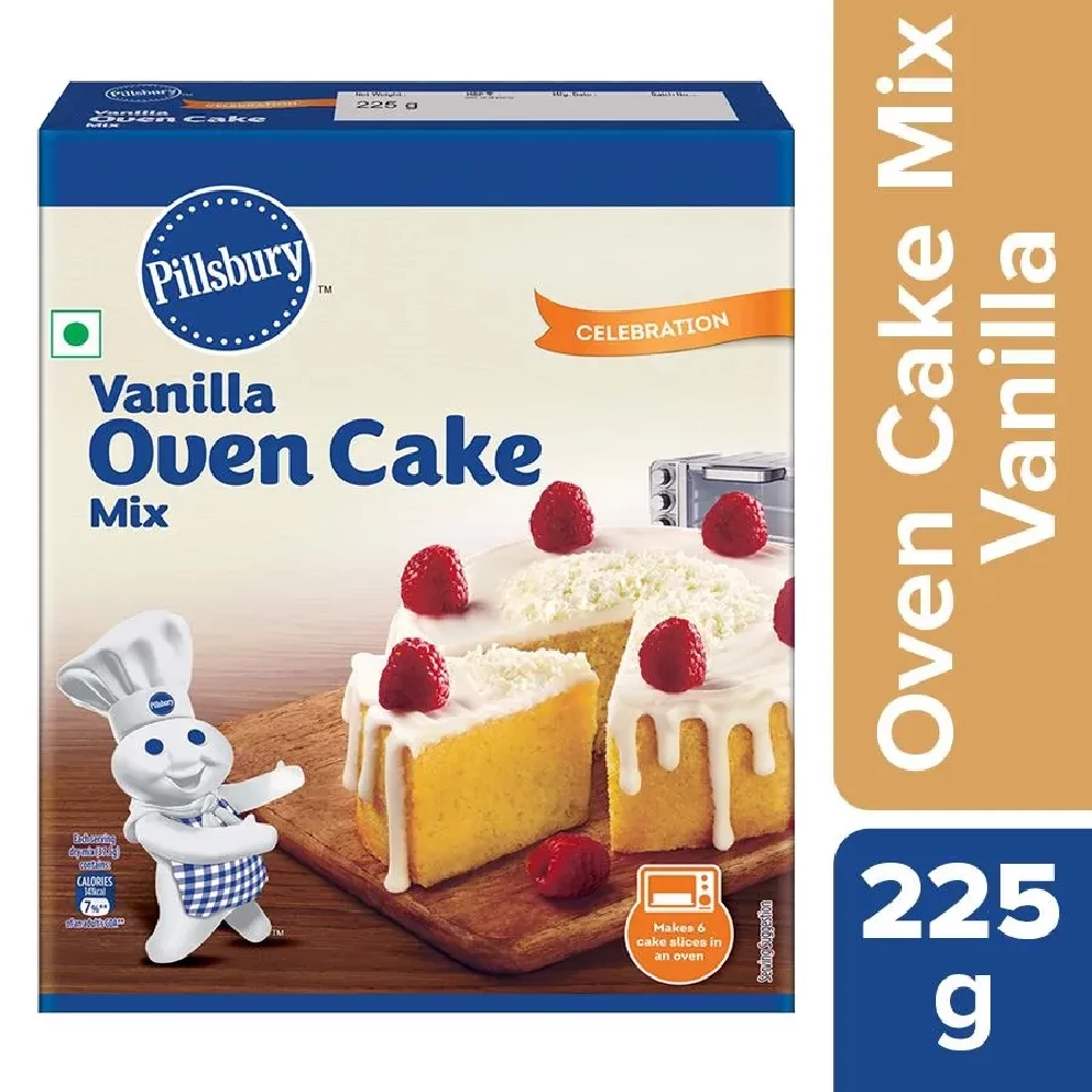 Pillsbury Vanilla Oven Cake Mix Pillsbury Vanilla Oven Cake Mix--225 g Box