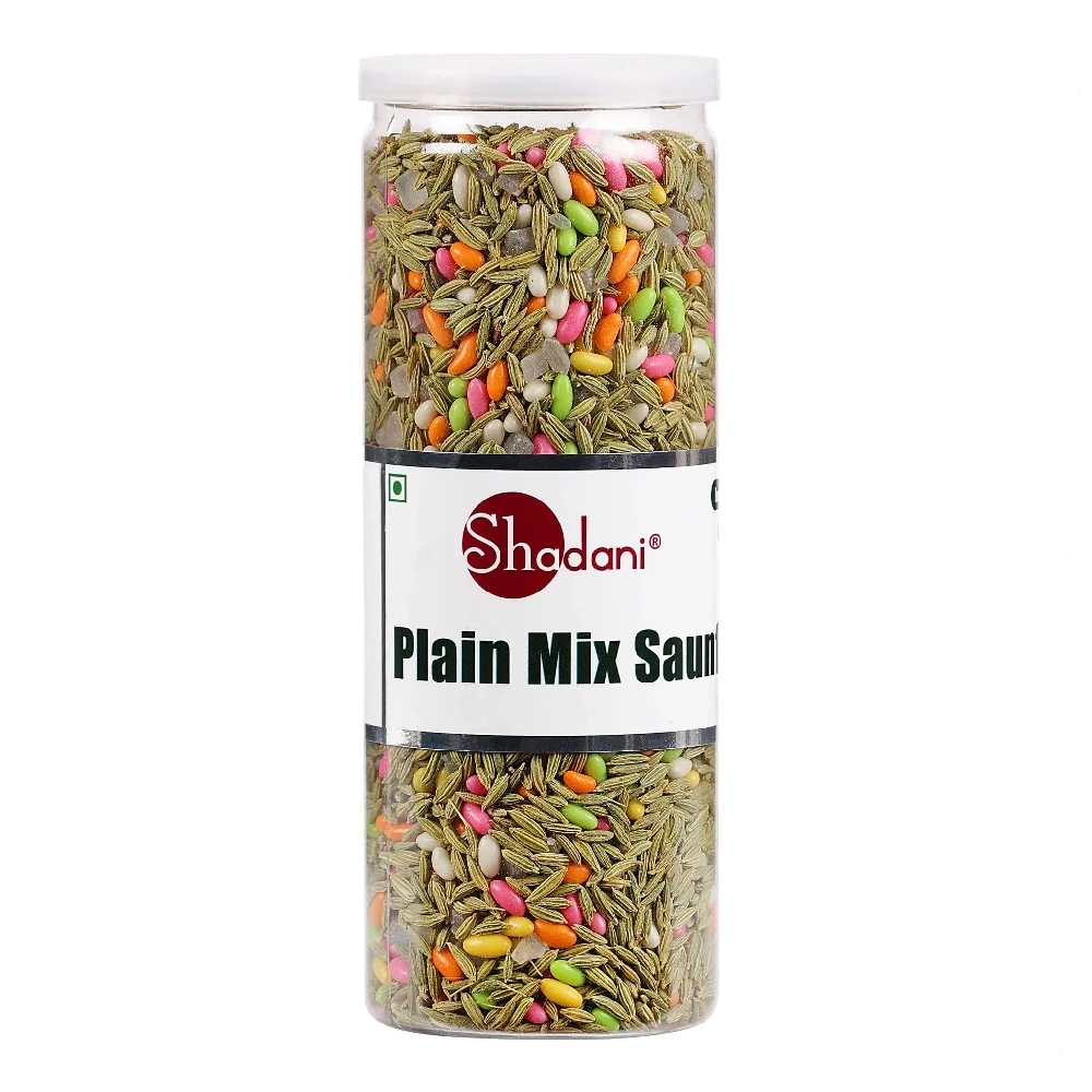 Plain Mix Saunf Plain Mix Saunf-Pack Size-120g (Pack of 2)