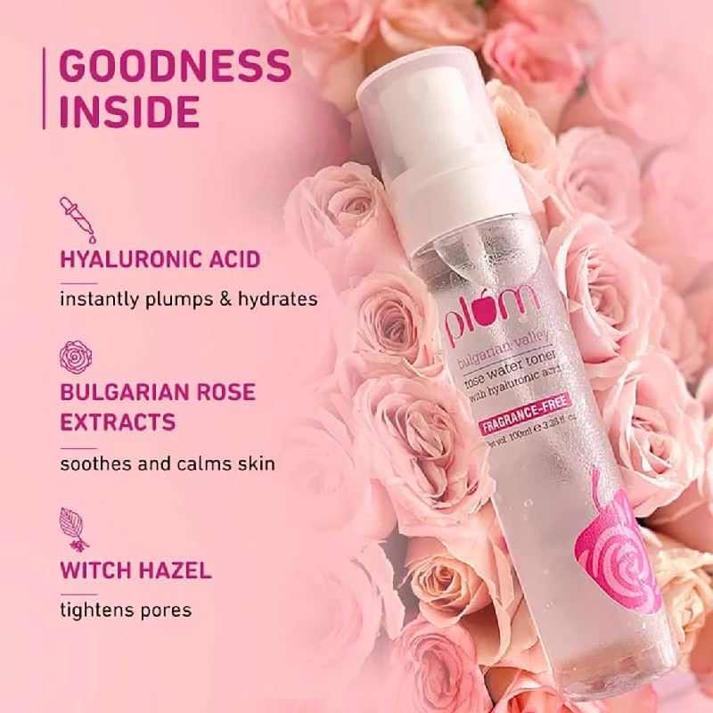 Plum Bulgarian Valley Rose water Toner For Face - Image 4
