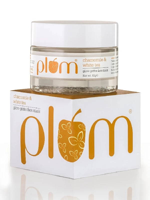 Plum Chamomile & White Tea Glow-Getter Face Mask Plum Chamomile & White Tea Glow-Getter Face Mask-Pack Size-60 g