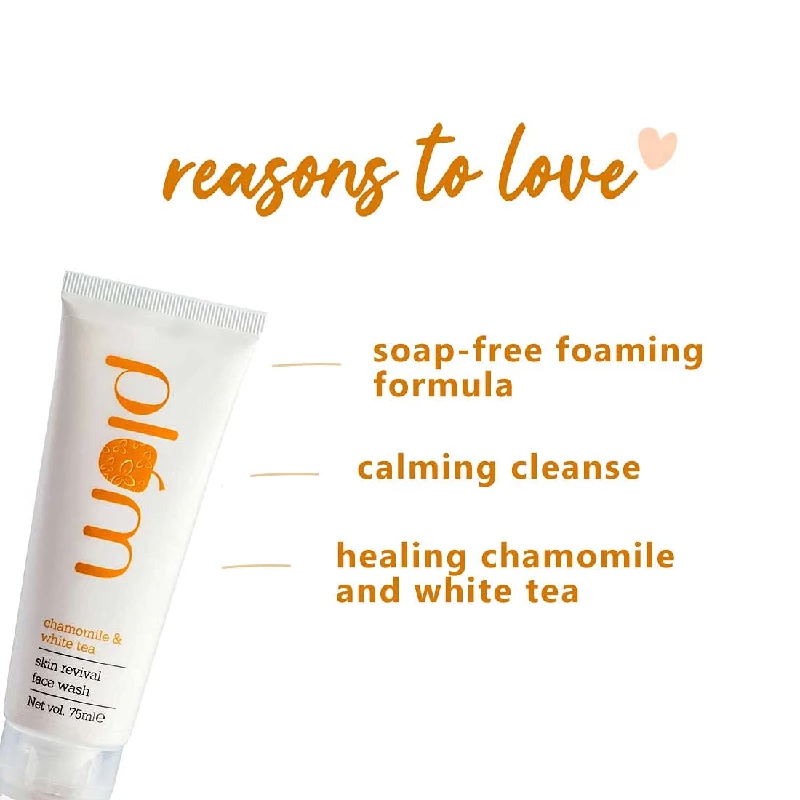 Plum Chamomile & White Tea Revival Face Wash - Image 4