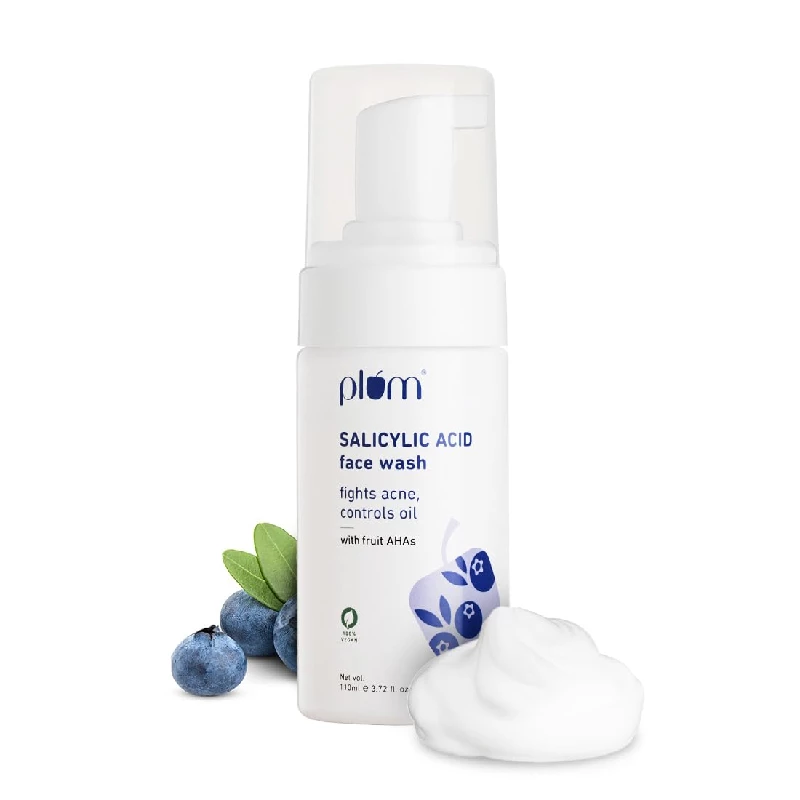 Plum Encapsulated Salicylic Acid Foaming Face Wash Plum Encapsulated Salicylic Acid Foaming Face Wash-Pack Size-110 ml