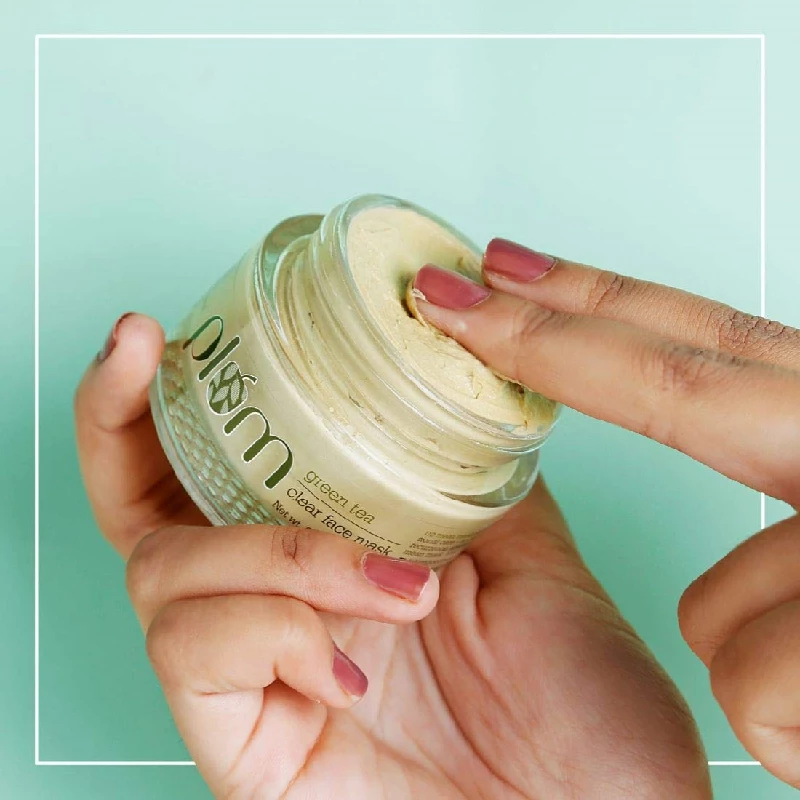 Plum Green Tea Clear Face Mask - Image 2