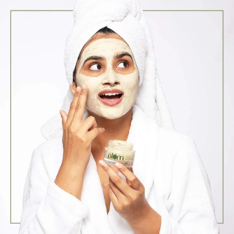 Plum Green Tea Clear Face Mask - Image 3