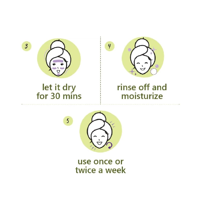 Plum Green Tea Clear Face Mask - Image 7