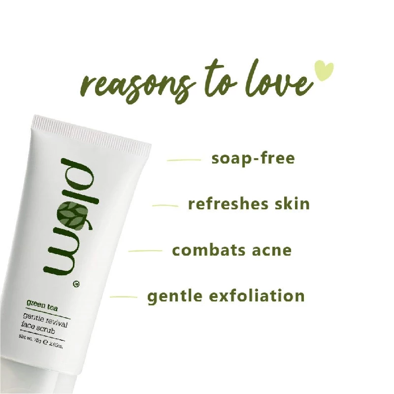Plum Green Tea Gentle Revival Face Scrub - Image 3