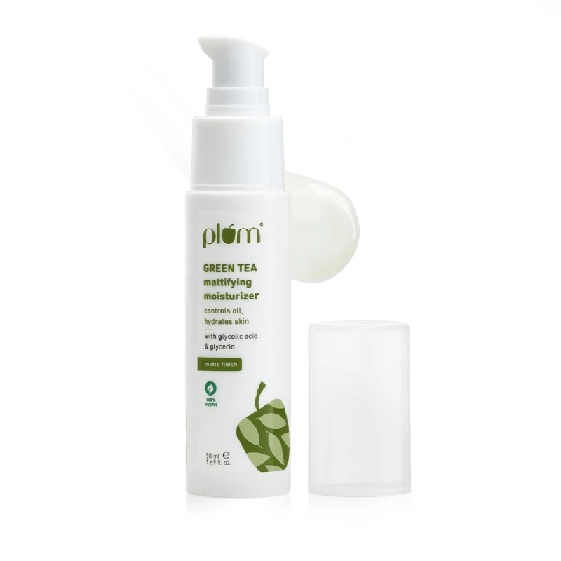 Plum Green Tea Mattifying Moisturizer For Face Plum Green Tea Mattifying Moisturizer For Face-Pack Size-50 ml