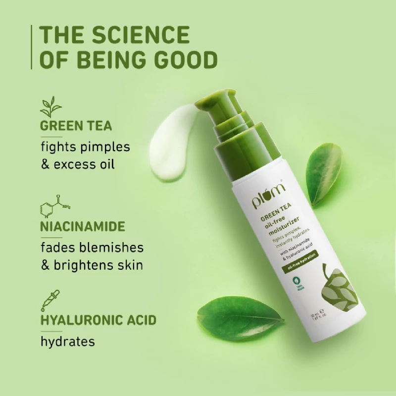 Plum Green Tea Oil-Free Moisturizer For Face - Image 4