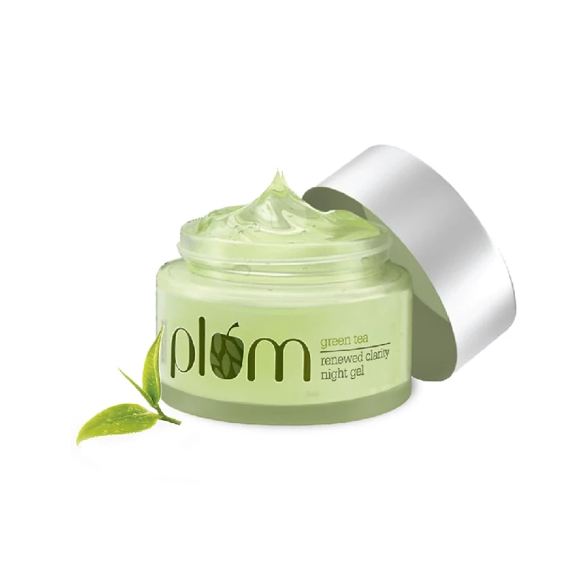 Plum Green Tea Renewed Clarity Night Gel Plum Green Tea Renewed Clarity Night Gel-Pack Size-50ml
