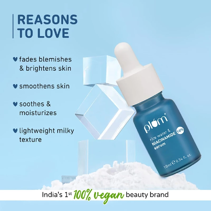 Plum Niacinamide Face Serum For Clear Bright Skin - Image 2