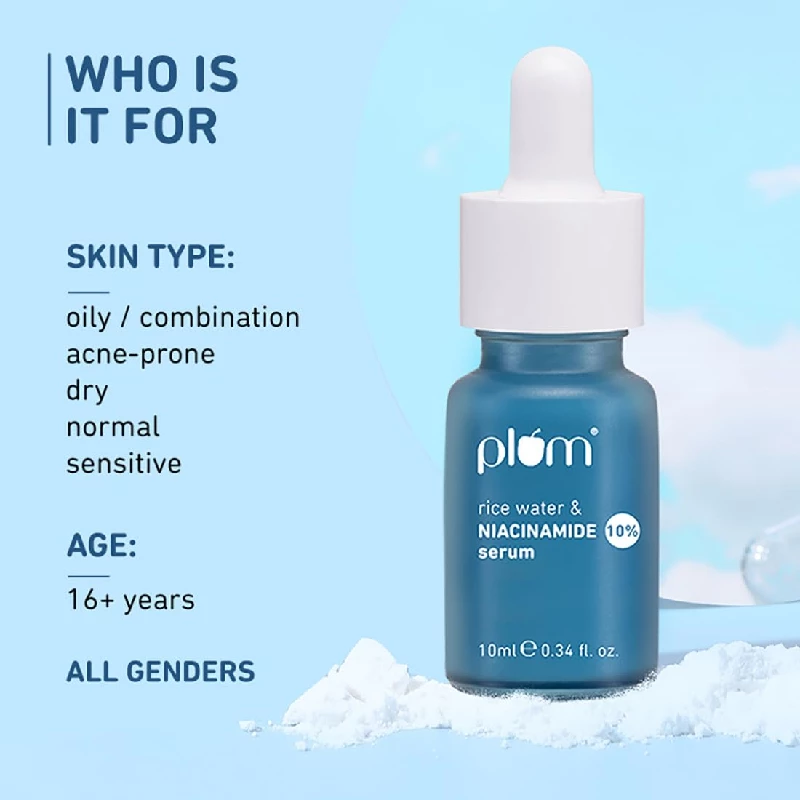Plum Niacinamide Face Serum For Clear Bright Skin - Image 3