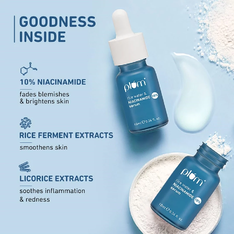 Plum Niacinamide Face Serum For Clear Bright Skin - Image 4