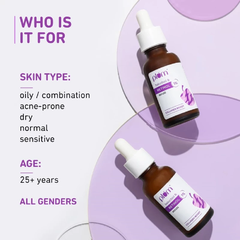 Plum Retinol Anti-Aging Night Face Serum - Image 3