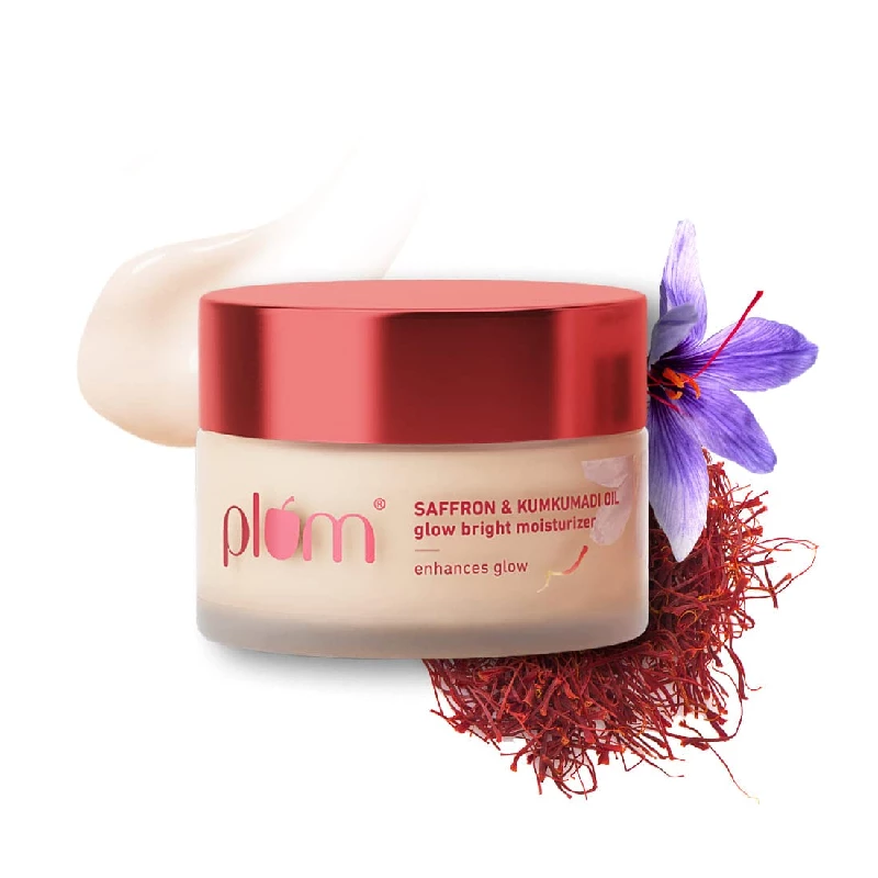 Plum Saffron & Kumkumadi Oil Daily Glow Bright Moisturizing Cream Plum Saffron & Kumkumadi Oil Daily Glow Bright Moisturizing Cream-Pack Size-50 g