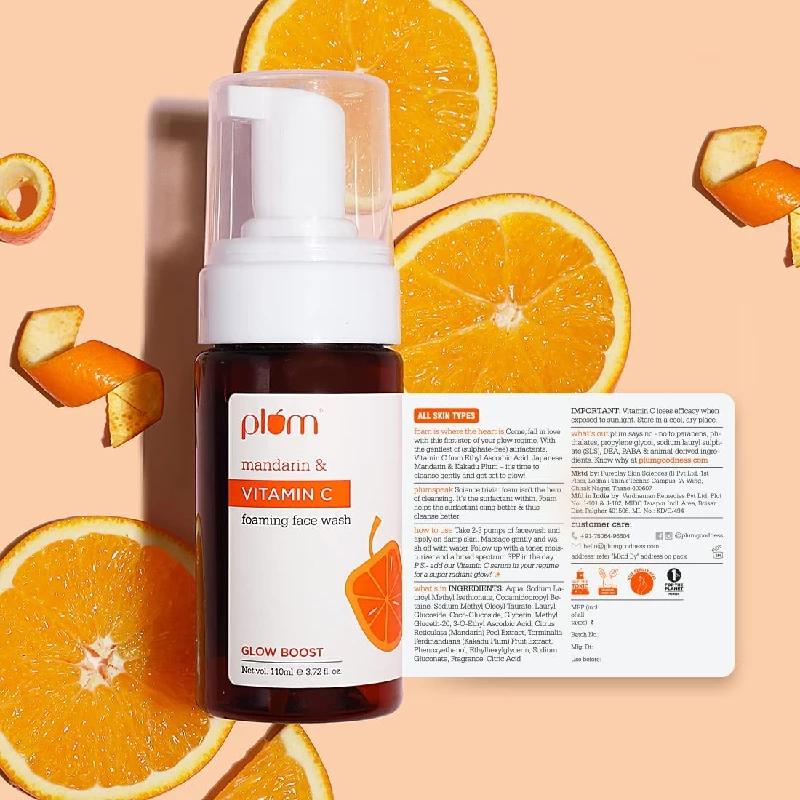 Plum Vitamin C Foaming Face Wash with Mandarin - Image 8