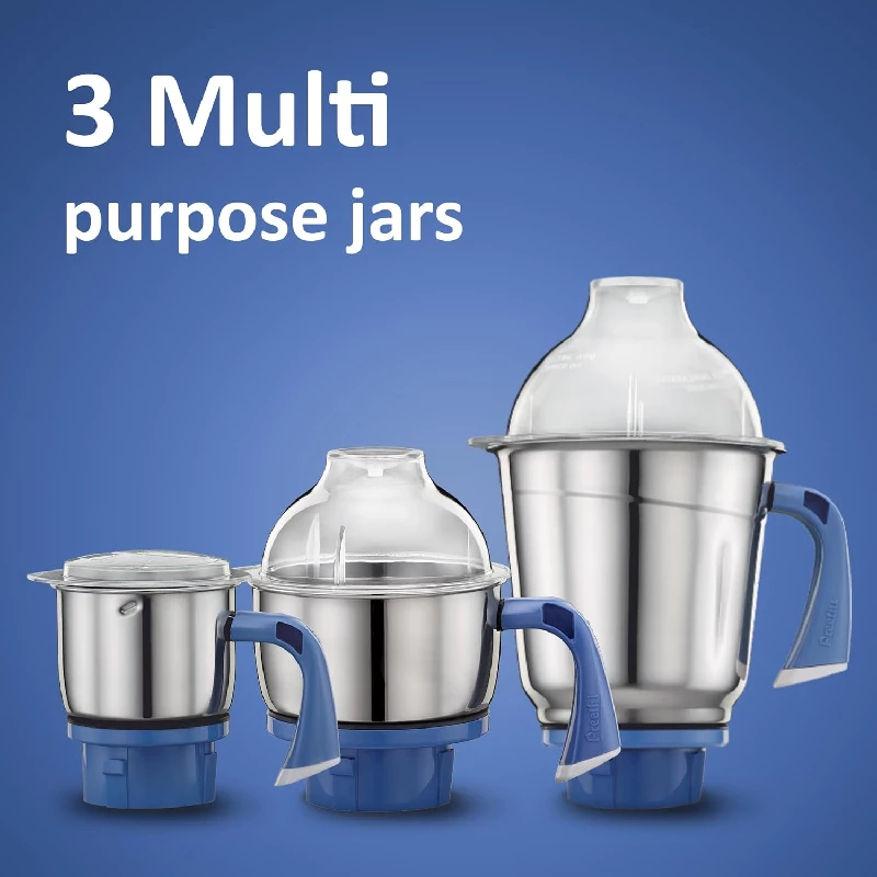 Preethi Blue Leaf Diamond MG-214 mixer grinder (Blue, White) - Image 7