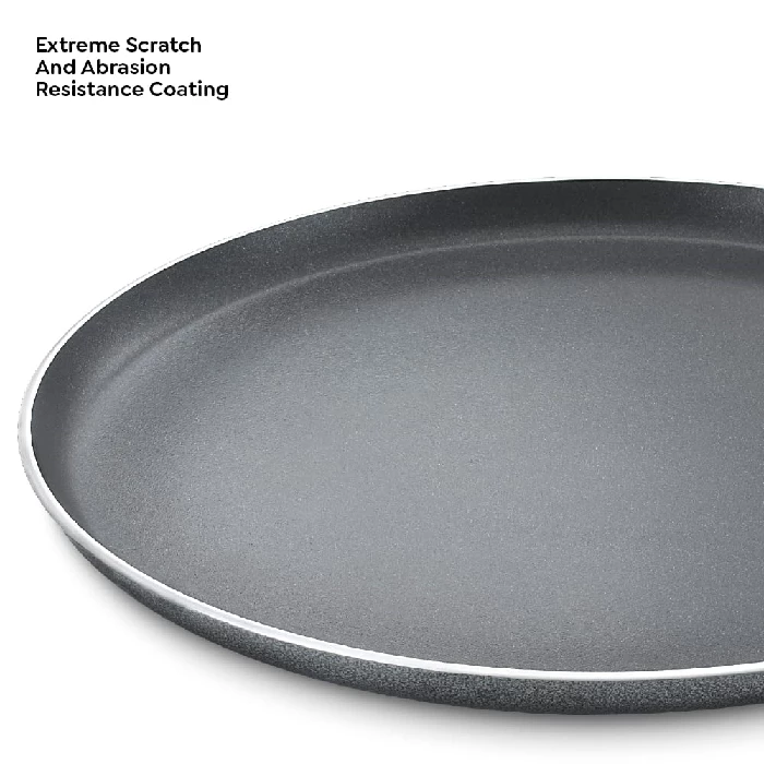 Prestige Aluminium Omega Select Plus Non-Stick Omni Tawa, Black - Image 4