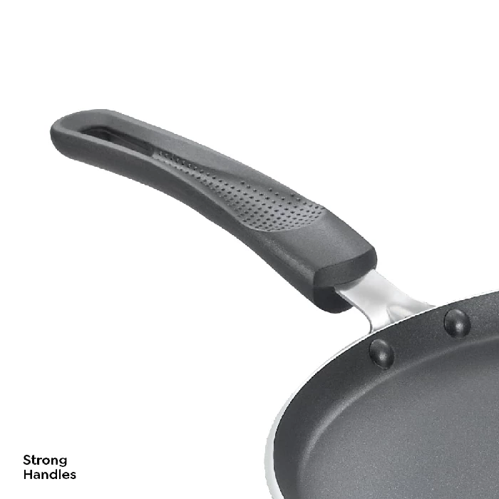 Prestige Aluminium Omega Select Plus Non-Stick Omni Tawa, Black - Image 5