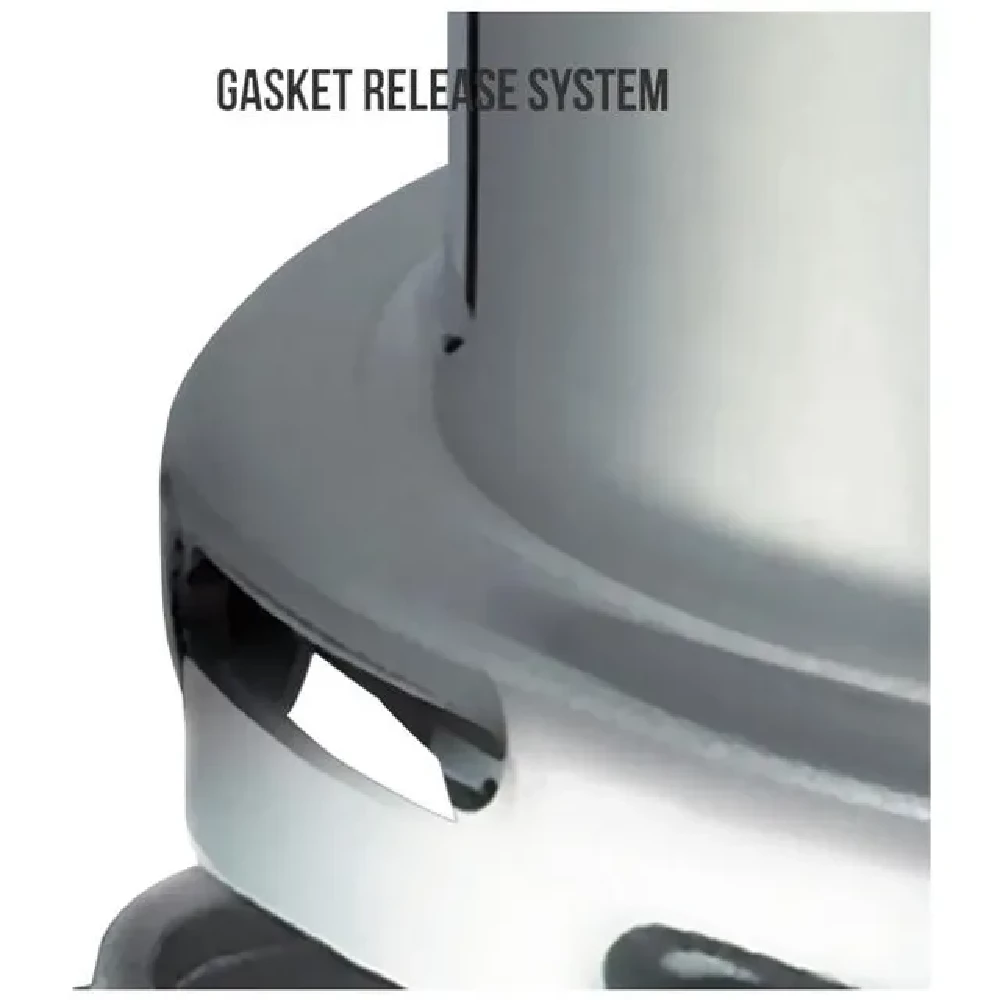Prestige Aluminium Outer Lid Pressure Cooker - Bakelite Handle, Silver, Popular Plus 10000 - Image 4