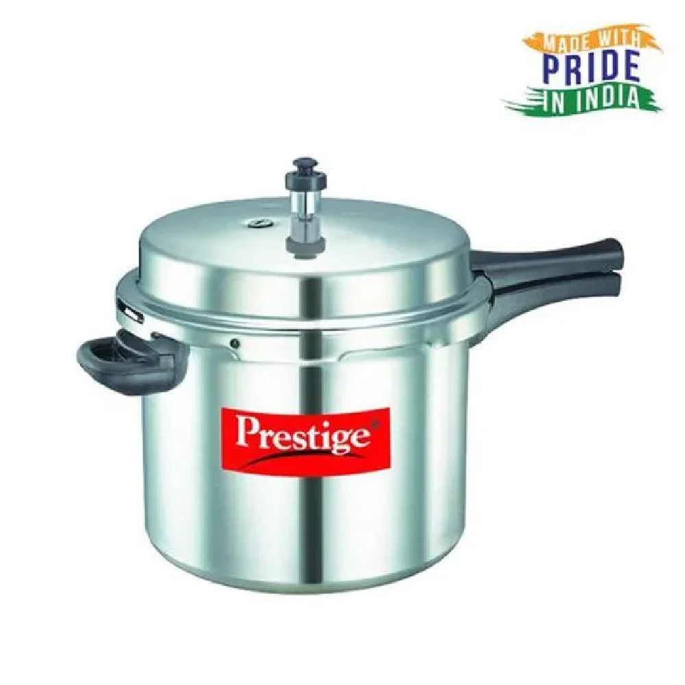 Prestige Popular Aluminium Outer Lid Pressure Cooker - Induction Base - Image 2