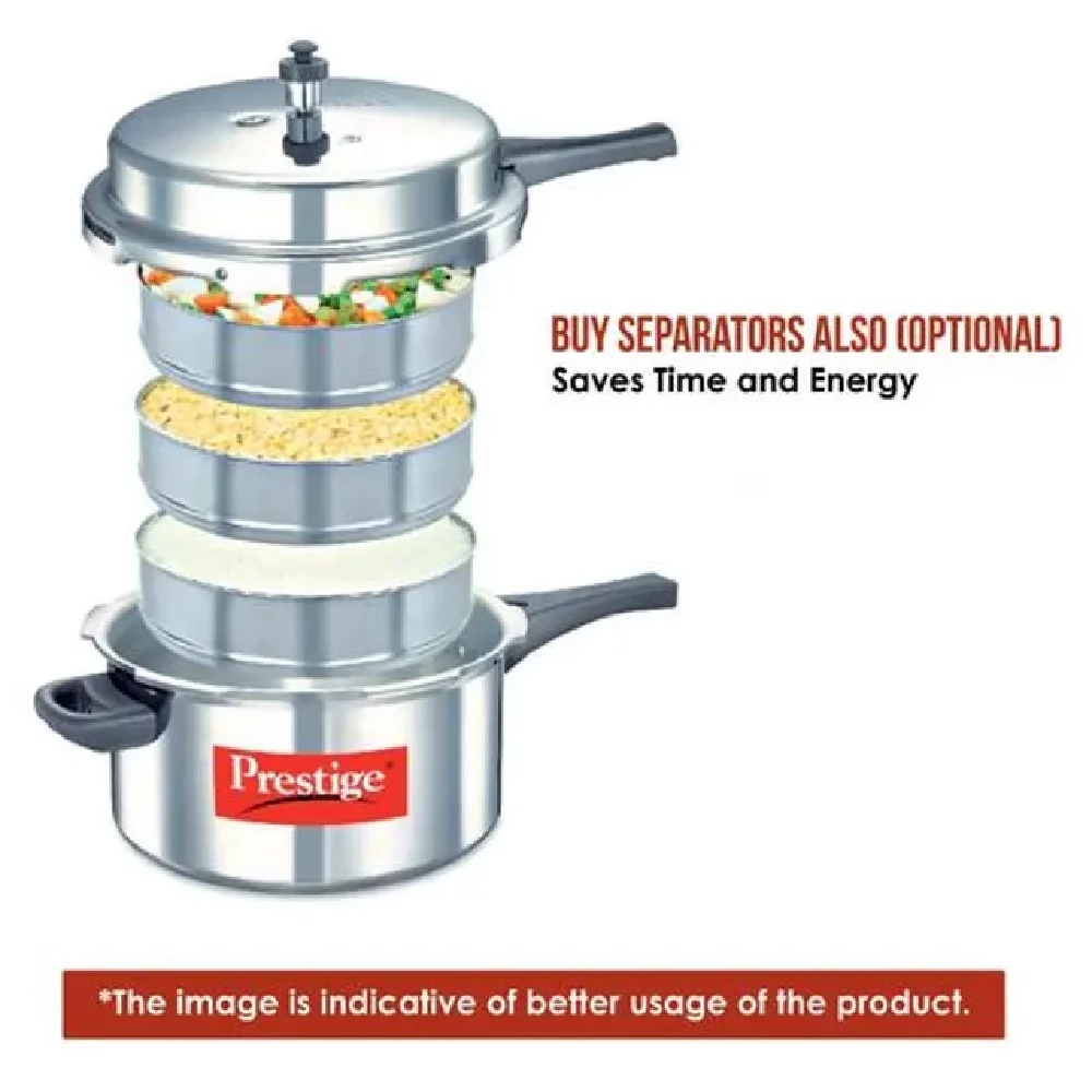 Prestige Popular Plus Aluminium Outer Lid Pressure Cooker - Induction Base, 10013 - Image 5