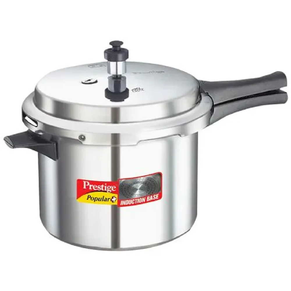 Prestige Popular Plus Aluminium Outer Lid Pressure Cooker - Induction Base, 10203 - Image 2