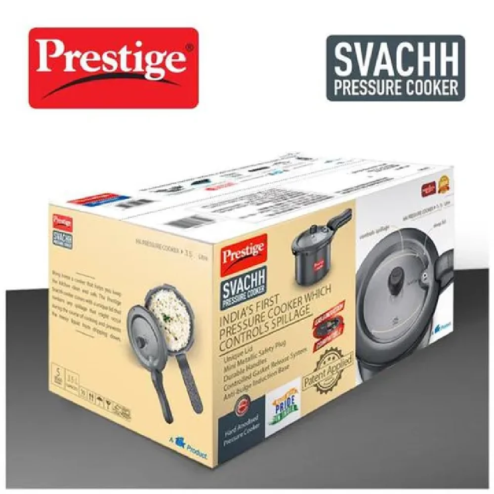 Prestige Svachh Pressure Cooker - Hard Anodised, Induction Base, Durable - Image 5