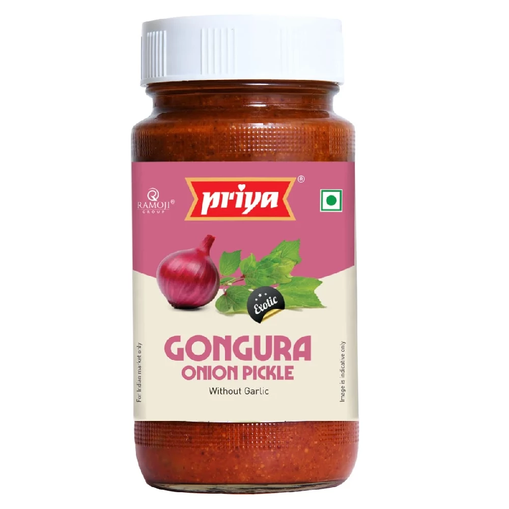 Priya Gongura Onion Pickle Priya Gongura Onion Pickle-Pack Size-300 g