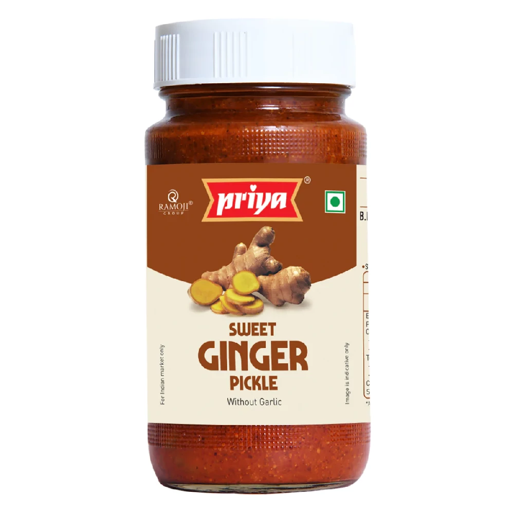 Priya Sweet Ginger Pickle Priya Sweet Ginger Pickle-Pack Size-300 g