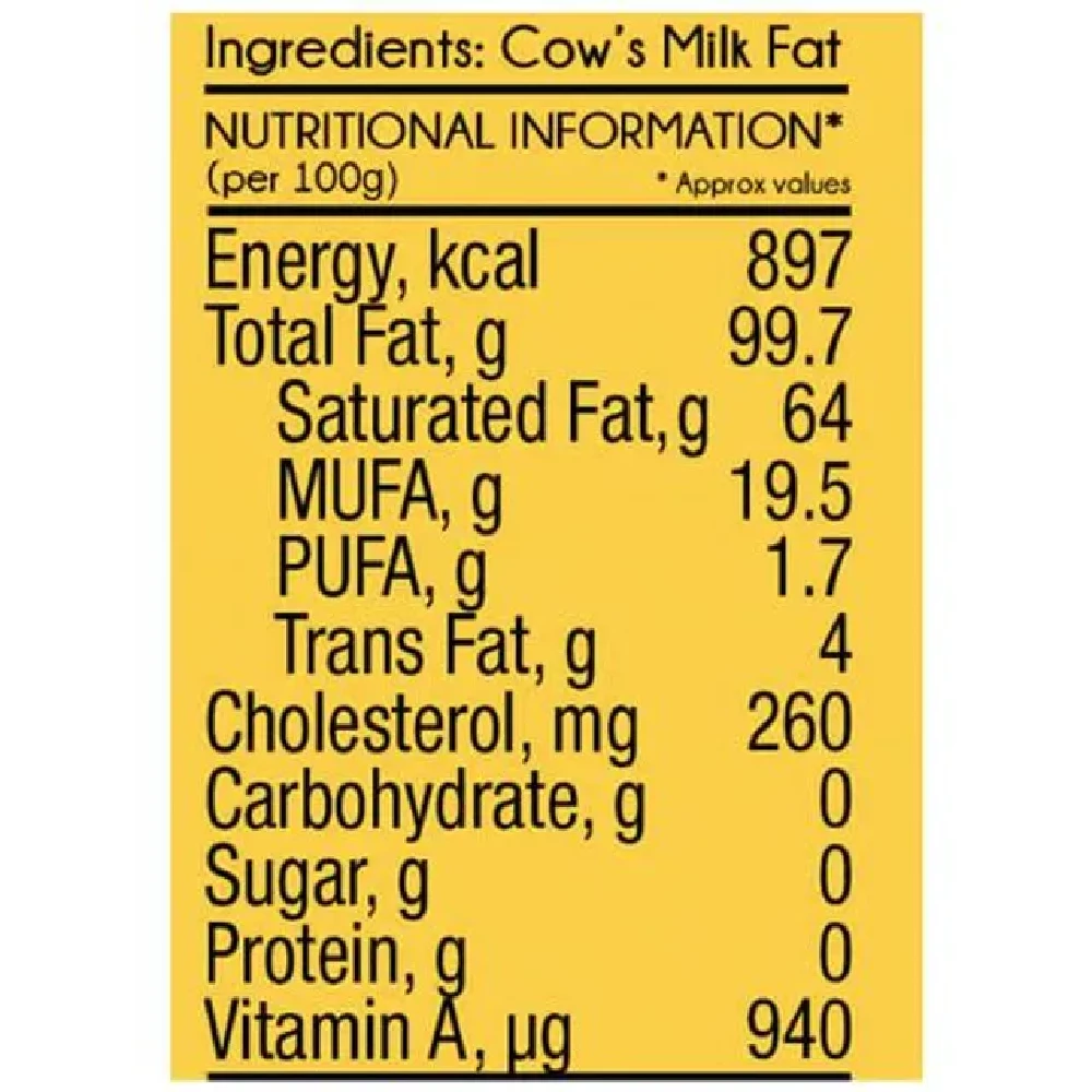 ProVedic Cow's Ghee - Rich Taste & Aroma, Pure & Natural - Image 9