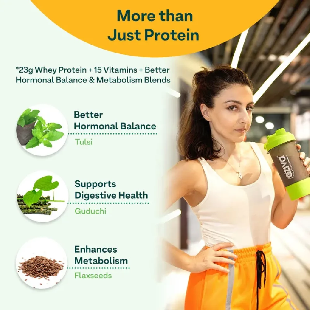Protein & Herbs for Women, 23g Whey Protein - Cafe mocha - Image 3
